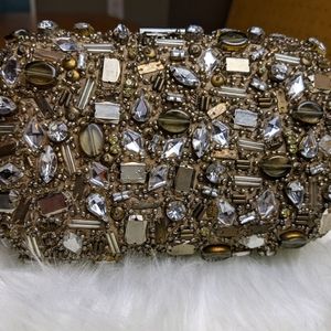 Miss Selfridge Antique Style Beaded Clutch